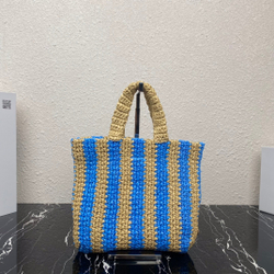 Prada Raffia Tote Bag 24 cm
