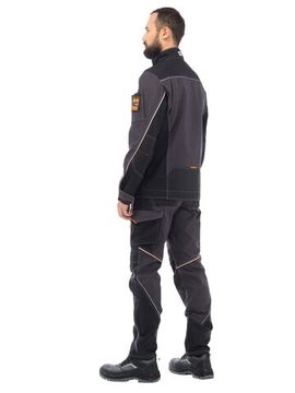 Костюм "Армор"брюки  (т.серый/черный)