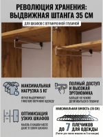Шкаф распашной двухдверный Кодар макс