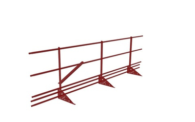 Кровельное ограждение Fachmann KO/SK/SN-800-3-3000 Фальцевый крепеж RAL
