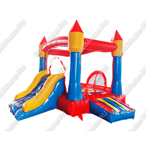 Надувной батут "Мини-Замок" 3,5*3*2,8 м.