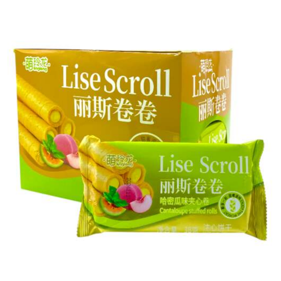 Трубочки Lise Scroll со вкусом дыни