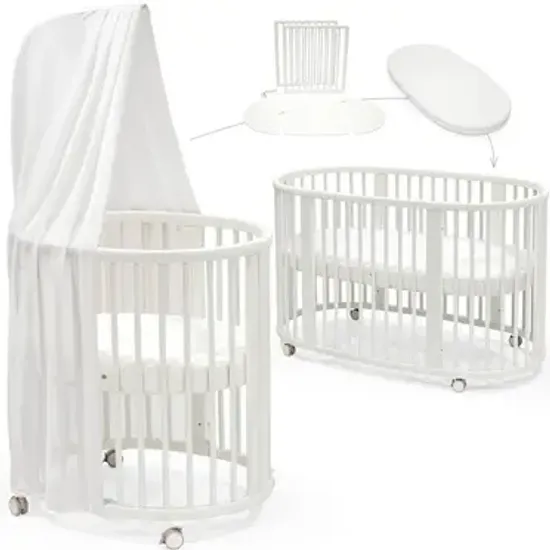 Кроватка STOKKE Sleepi комплект 6 в 1 (White)