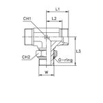 Штуцер FRTH DL06 UNF 7/16 (корпус)