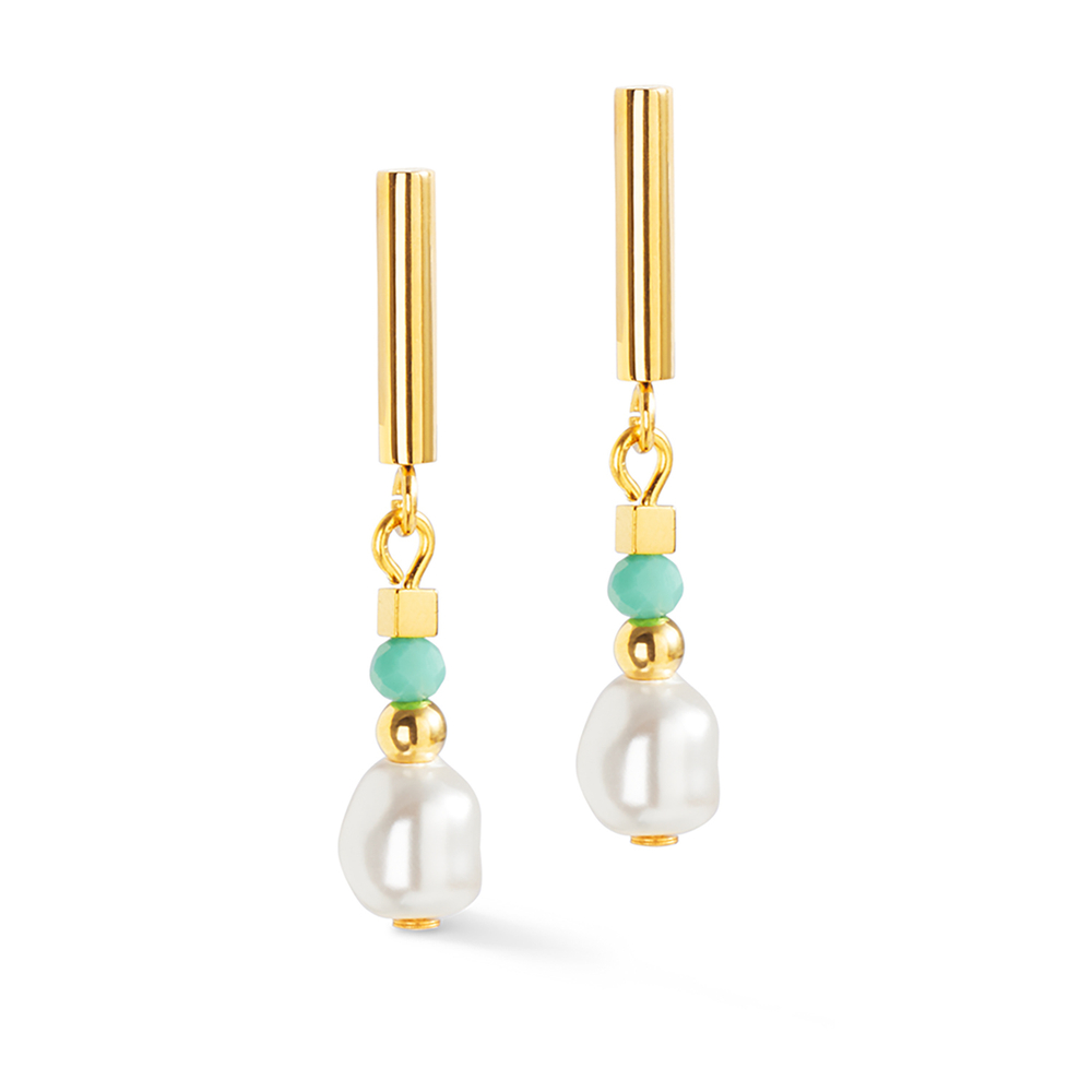 Серьги Mint Green Coeur de Lion