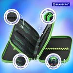 Пенал BRAUBERG, 3 отделения, полиэстер, 21х14 см, "Night warrior", 272333