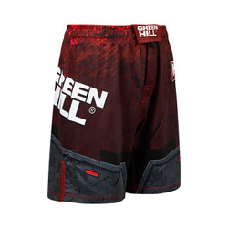 MMI-10568 Шорты HARDCORE MMA красные