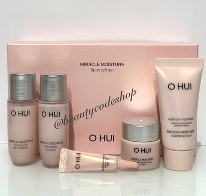 Набор миниатюр с керамидами OHUI Miracle Moisture 5pcs gift set.