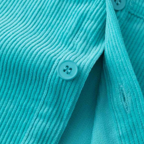 Рубашка Velvet Button бирюзовая - фото 5