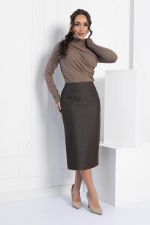 Юбка Иветта (коричневая) Ю12881-3М LT Collection