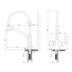 Смеситель для кухни Lemark Comfort BLACK LM3070C