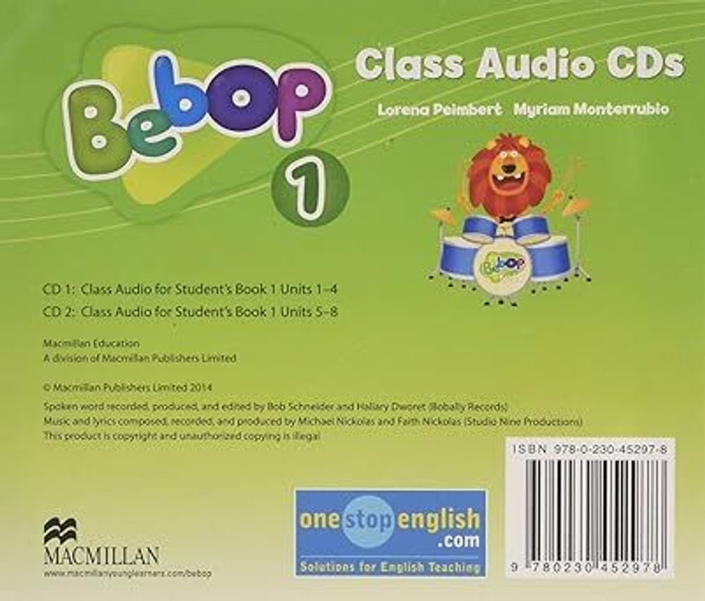 Bebop 1 Class Audio CDs ! ДИСК