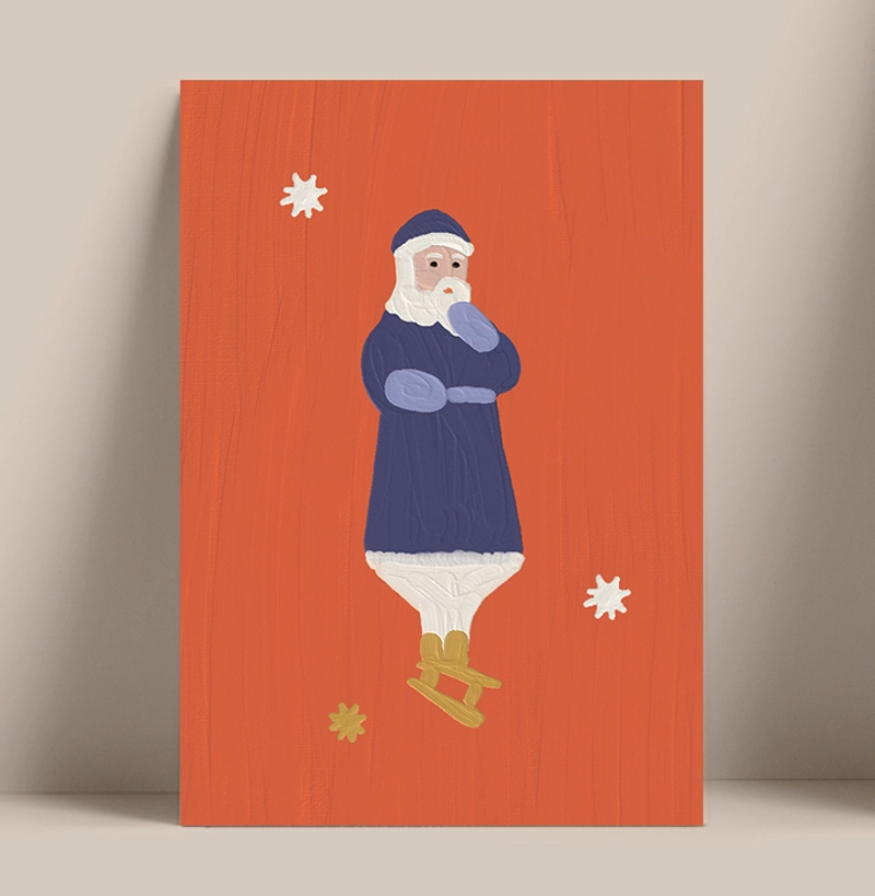 Открытка – Дед Мороз