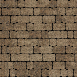 Тротуарная плитка Арена - Листопад гранит Старый замок, комплект из 2 видов плит