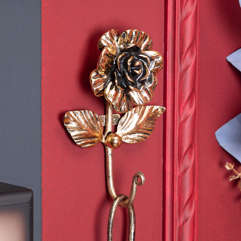 Настенный крючок Роза Прованса Баккара Бронза