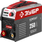 ЗУБР ММА, 250 А, КОМПАКТ, сварочный аппарат инверторный, макс. электрод Ø 6.0 мм (СА-250К)