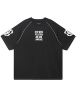 Мужская Футболка Pollution Boxy Raglan