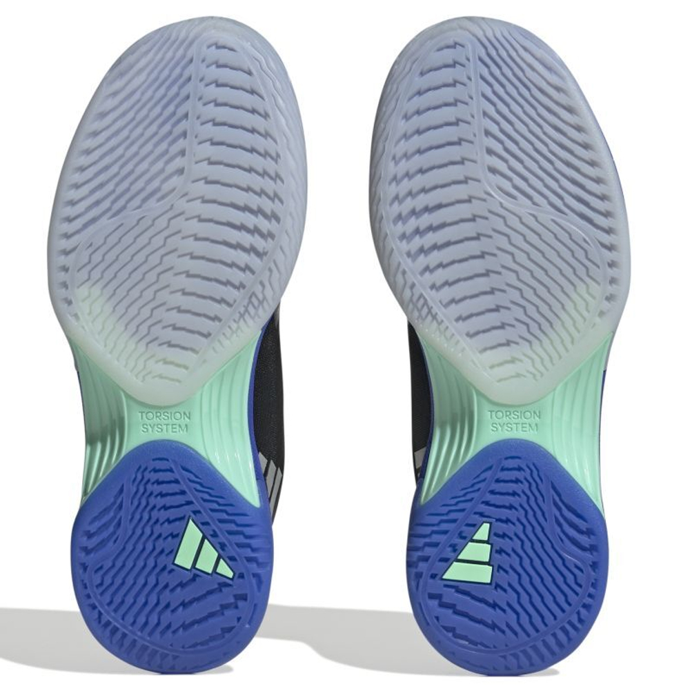 Женские Кроссовки теннисные Adidas Avacourt W - core black/silver metallic/lucid blue