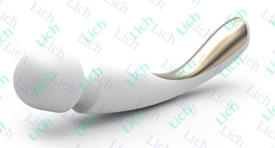 Большой профессиональный массажер Smart Wand Large белого цвета