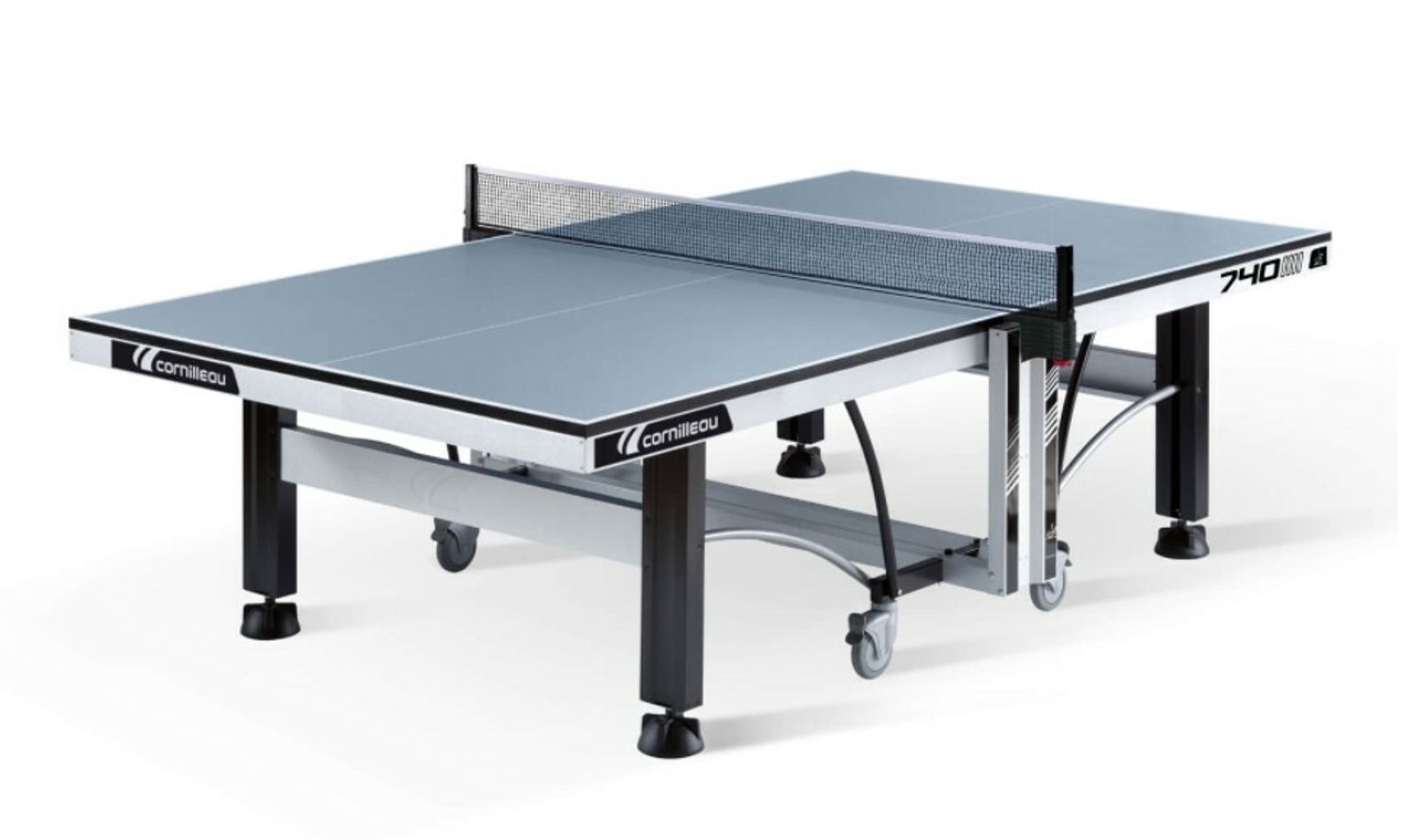Теннисный стол Cornilleau складной профессиональный  COMPETITION 740 ITTF grey 25 мм (1 коробка) фото №1