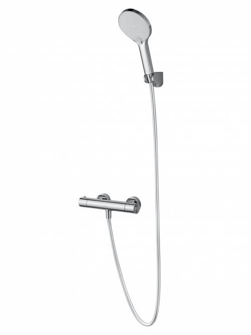Смеситель для душа с термостатом WONZON & WOGHAND INN 3, Хром (WW-B2065-A-CR)