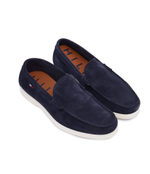 Кожаные мокасины Tommy Hilfiger - темно-синий(FM0FM05294)