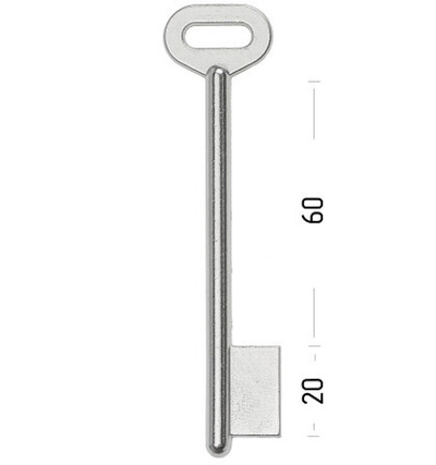 Заготовка сувальдного ключа 10511 ГПЗ GPZ3D
