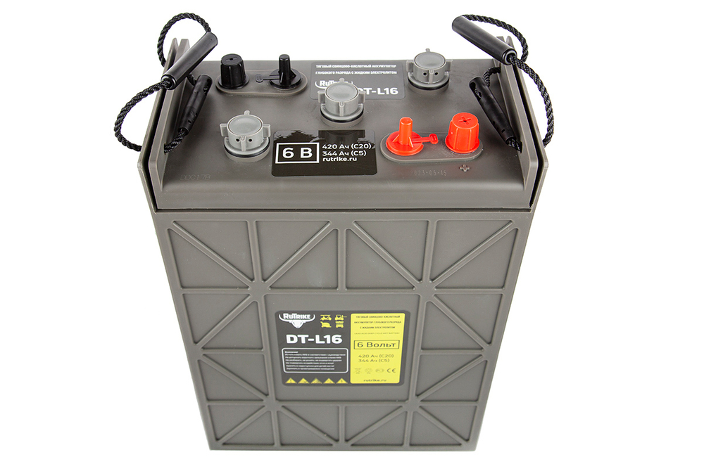 Тяговая аккумуляторная батарея WET Rutrike DTL16 (L16H-AC)