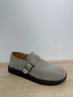 Лоферы из натуральной замши