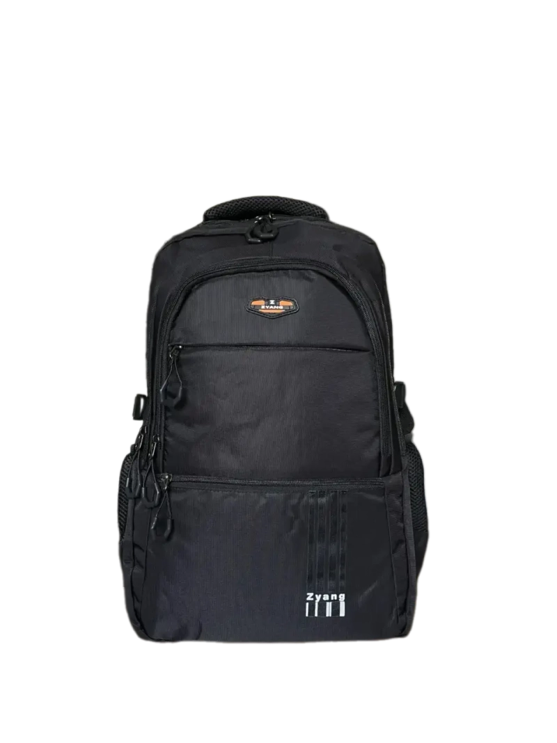 Рюкзак школьный усиленный QOZA, черный, 17 л