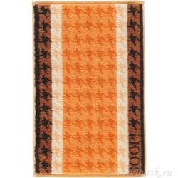 Полотенце 80х150 Cawo-JOOP! Elegance Graphic 1622 оранжевое