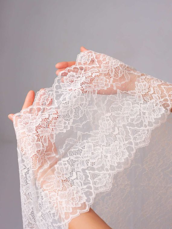 03-290 ОПТ Кружево эластичное 23 см, айвори