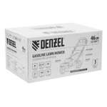 Бензиновая газонокосилка GLT-460SP-T, Trike 149 см3, 46 см, привод, панель, 60л Denzel