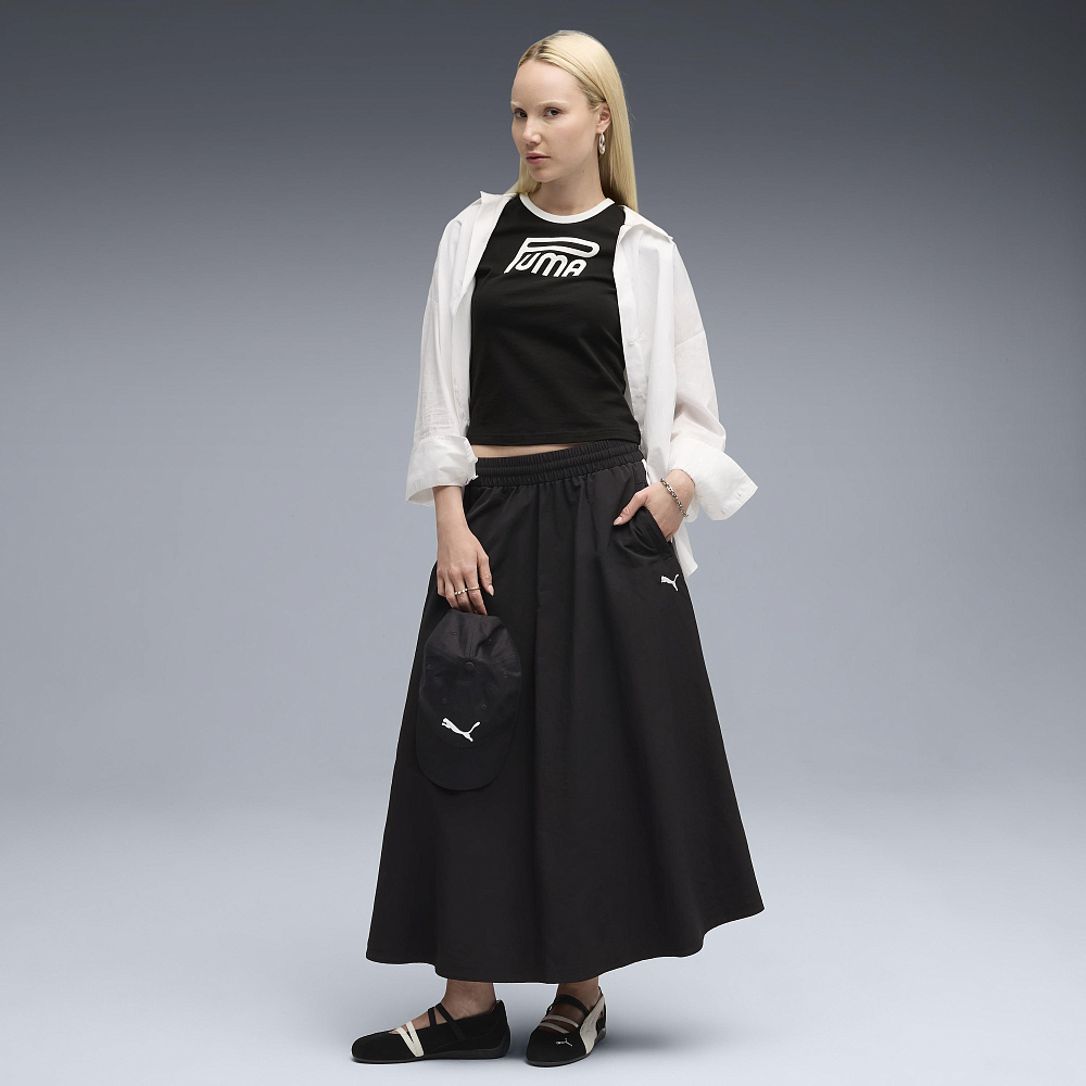 Женская юбка PUMA T7 Woven Midi Skirt