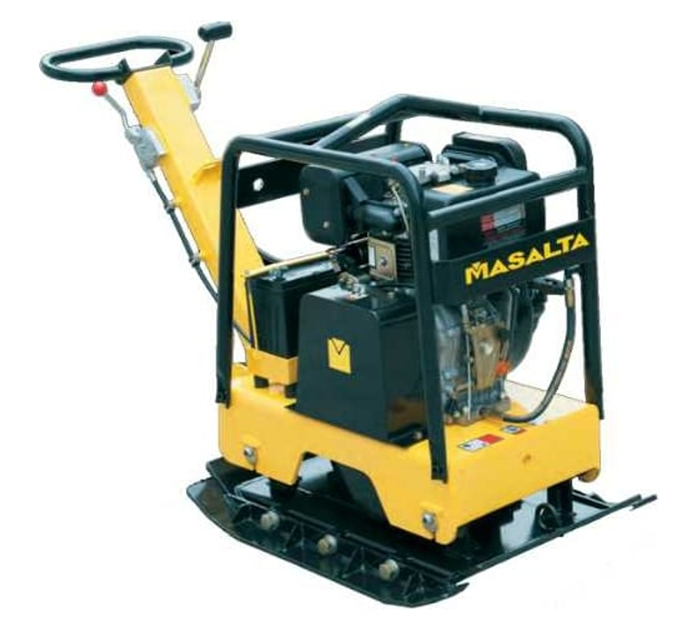 Реверсивная бензиновая виброплита Masalta MS250-2 (Dinking DK177F-С, 9 л.с., 215 кг) ВИБ195