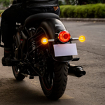 LED указатели поворота Royal Enfield, серебристые – Classic 350, арт. KXA00078