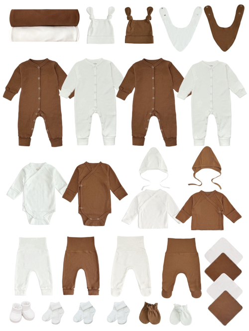 Комплект одежды из 30 предметов Шоколад/Молоко