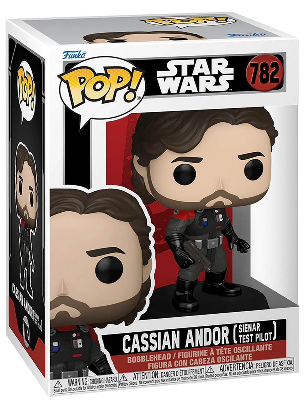Фигурка Funko POP! Bobble Star Wars Andor S3 Cassian Andor (Sienar Test Pilot) (782) 80164