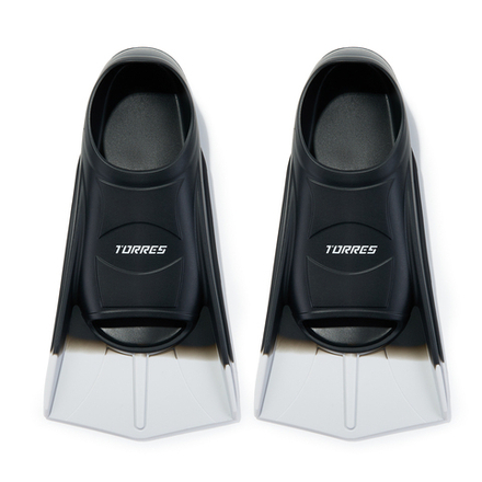 Ласты для бассейна TORRES F01, SWF012405BK, р. EU 39-41 (L), черно-серый