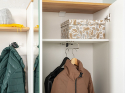 Прихожая Октава 1 Серый графит/Дуб Вотан