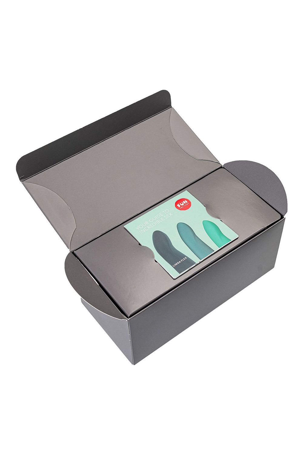 Синий фаллоимитатор Limba Flex L - 18,1 см. (Цвет: синий)