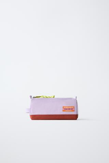 ZARA НЕСЕССЕР, ЛИЛОВЫЙ