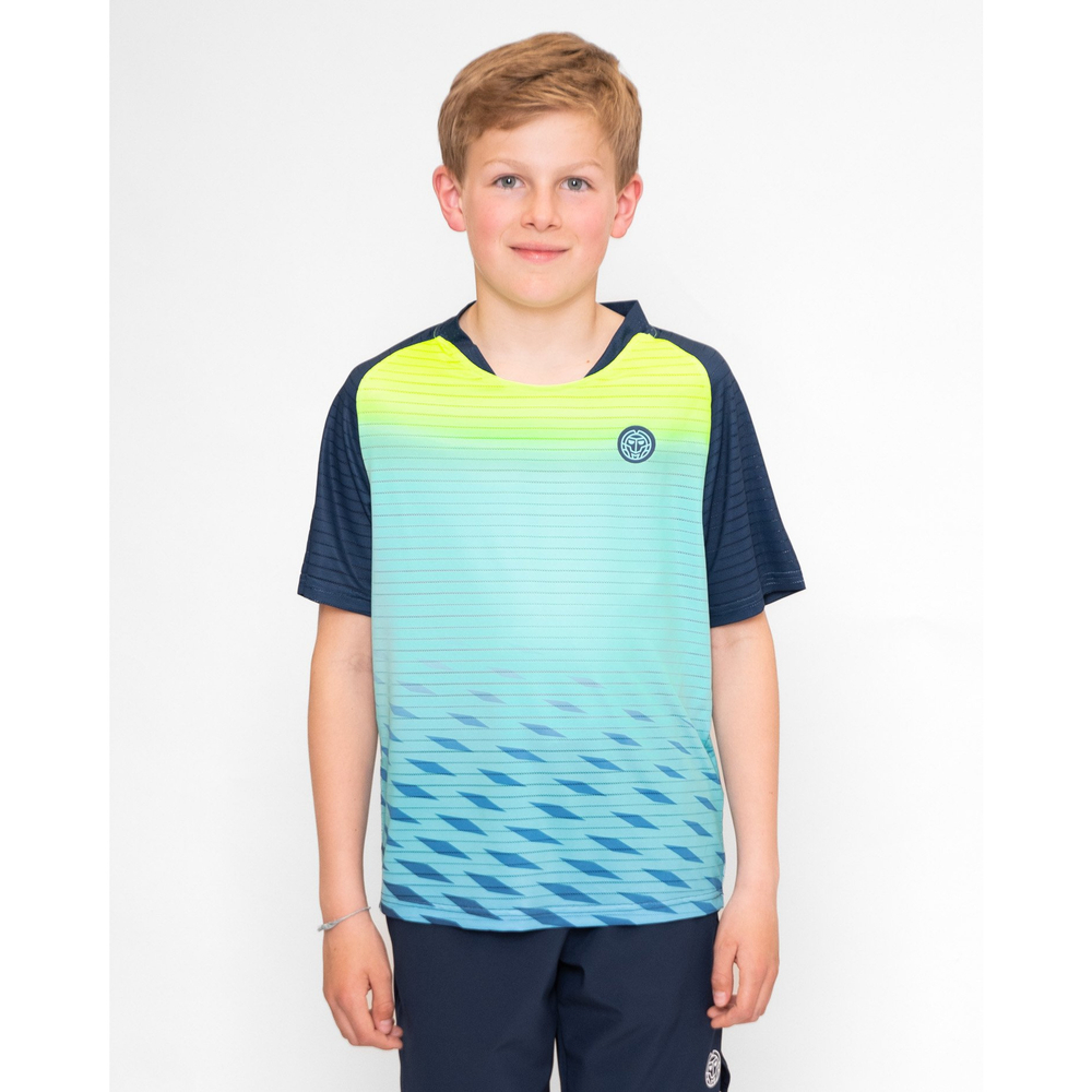 ОДЕЖДА ДЛЯ ТЕННИСА Мальчики, Футболка BIDI BADU GRAFIC ILLUMINATION .