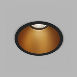 DK3026-BG Встраиваемый светильник, IP 20, 10 Вт, GU5.3, LED, черный/золотой, пластик