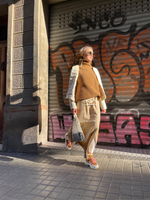 Юбка на шнуровке из шерсти