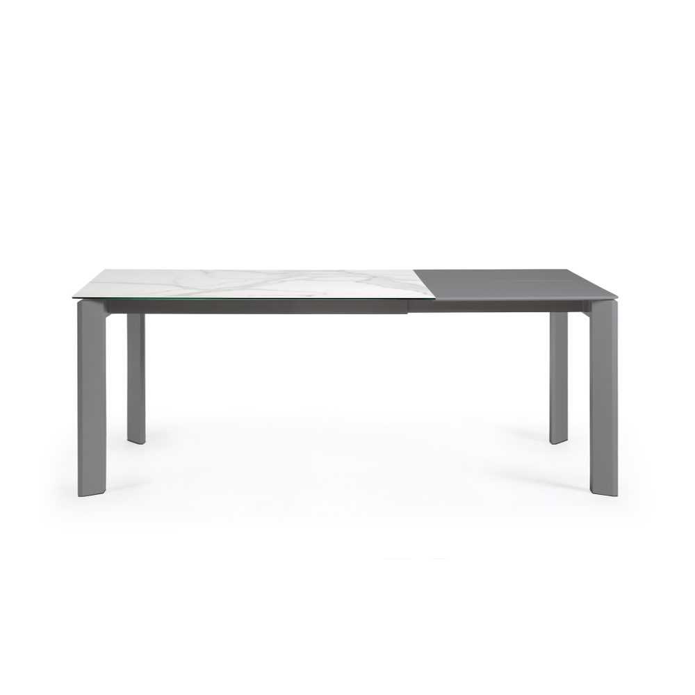 Стол Atta 140 (200) x90 антрацит, керамика