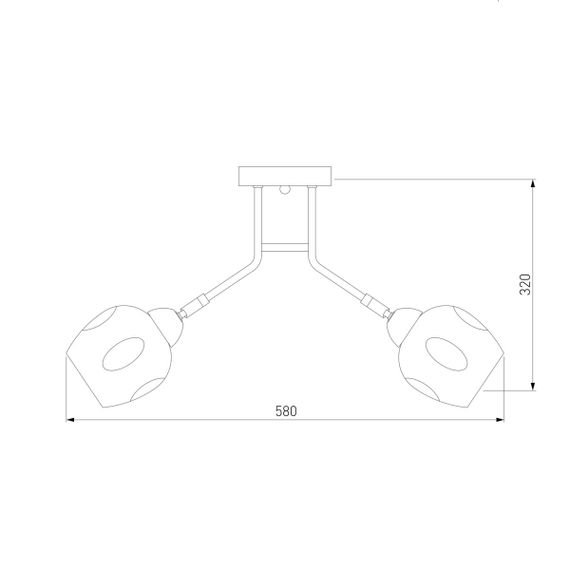 Потолочная люстра Eurosvet Marci 30164/5 хром