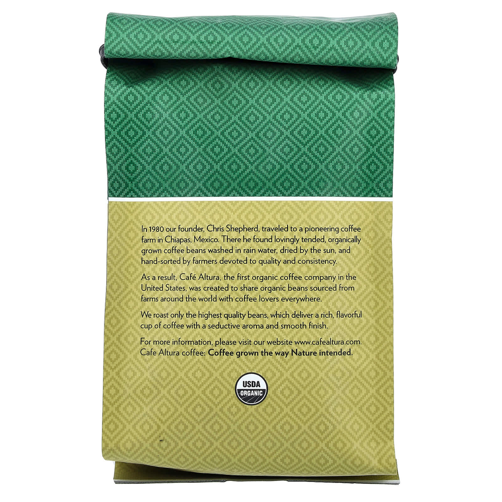 Cafe Altura, Organic Coffee, смесь для завтрака, цельные зерна, средняя обжарка, 283 г (10 унций)