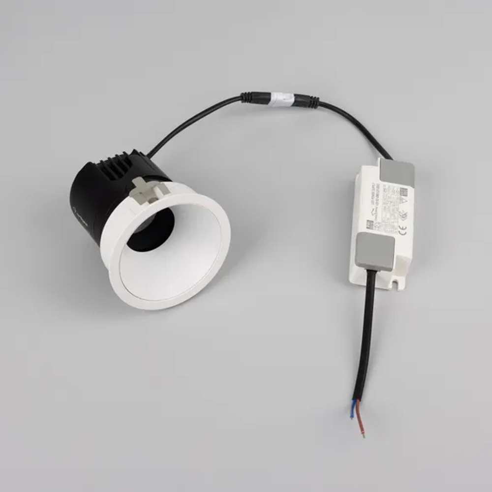 Светильник MS-ARADO-BUILT-R75-12W Warm3000 (WH-WH, 24 deg, 230V) (Arlight, IP20 Металл, 5 лет) 059107