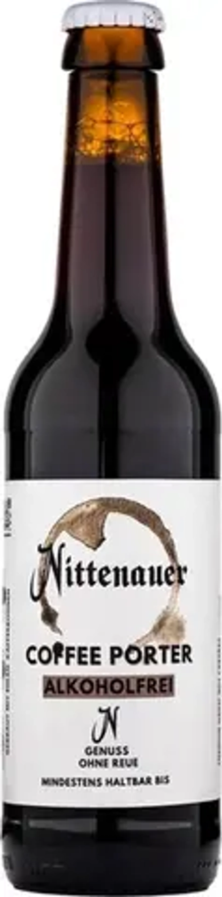 Пиво Ниттенауер Кофе Портер Алкохолфрей / Nittenauer Coffee Porter Alkoholfrei 0.33 - стекло